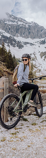 Mountainbiketour auf die Alm